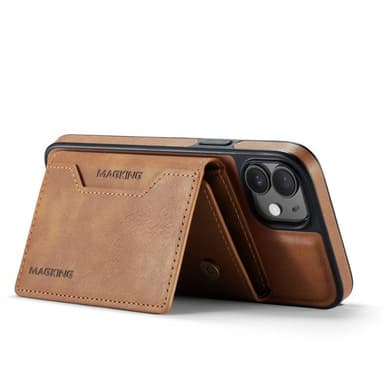 DG-Ming Magking K2 2i1 cover iPhone 12 - Brun