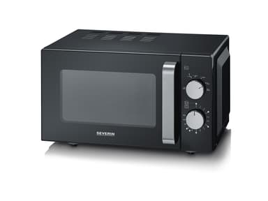Severin Mikroovn m. keramisk plade Black/Steel