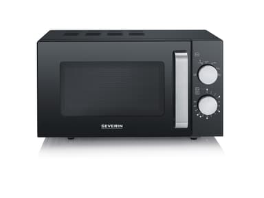 Severin Mikroovn m. keramisk plade Black/Steel