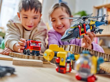 LEGO City Remix – helikopter, brandbil og ubåd 60462