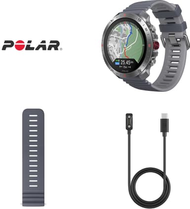 Polar Grit X2 Pro sportsur S-L (grå)