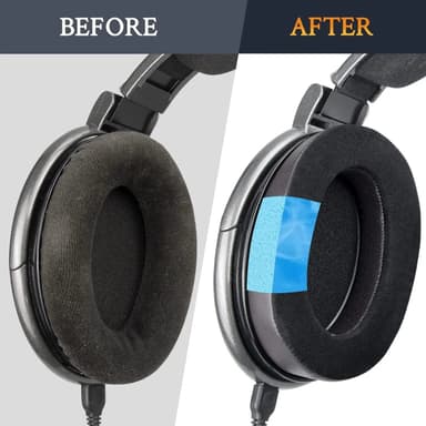 Sennheiser HD650/HD660S /HD600/HD580/HD565/HD545/HD535 Kølende gelpuder fra headphoneparts.se
