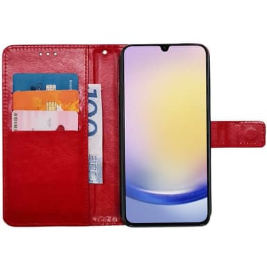 Wallet cover 3-kort Samsung Galaxy A26 5G - Rød