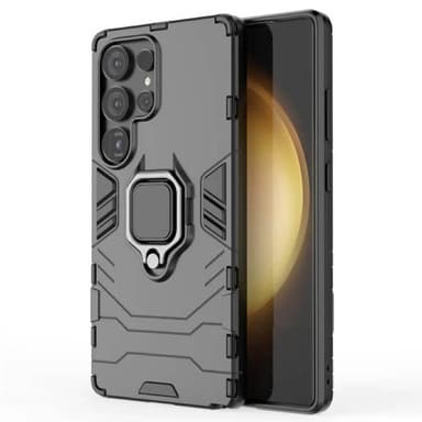 Hybrid Ring Case Samsung Galaxy S25 Ultra - Sort