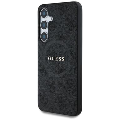 Guess Leather 4G MagSafe cover Samsung Galaxy S25 - Sort