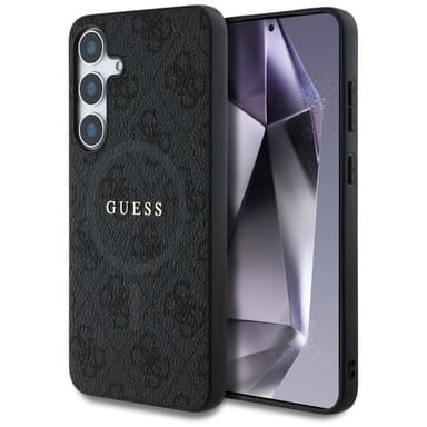 Guess Leather 4G MagSafe cover Samsung Galaxy S25 - Sort