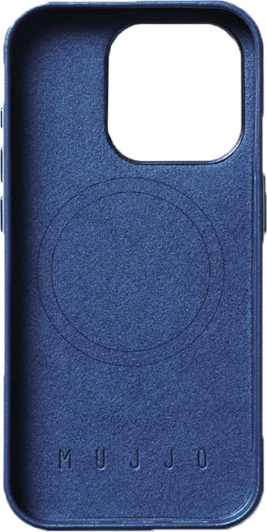 Mujjo iPhone 15 Pro mobiletui (Blå)
