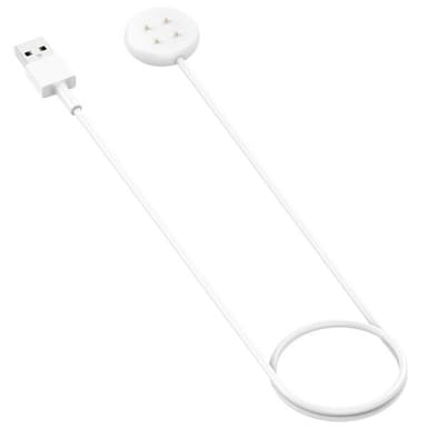 Oplader til Google Pixel Watch 2 - USB 1m - Hvid