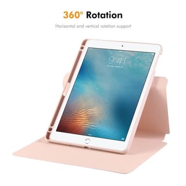 Kunstlædertaske med stativ til iPad Air / Air 2 / 9.7 2017 / 2018 - Grå
