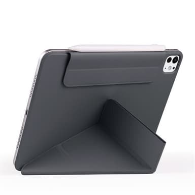 Kunstlæderetui med stativ og magneter til iPad Pro 13 2024 - Svart