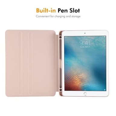 Kunstlædertaske med stativ til iPad Air / Air 2 / 9.7 2017 / 2018 - Grå
