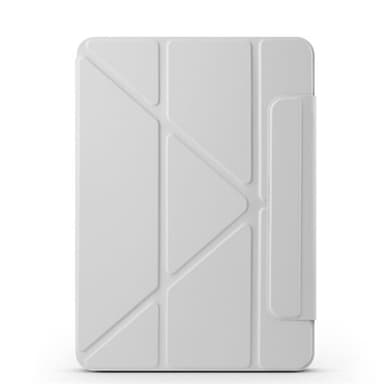 Kunstlædertaske med stativ og magneter til iPad Air 11 2024 / Air 2022 10.9 - Grå
