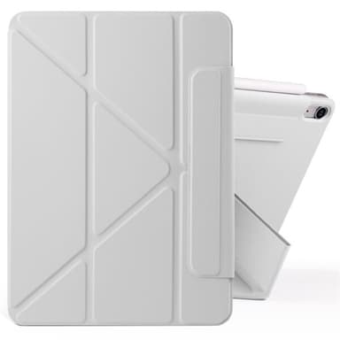 Kunstlædertaske med stativ og magneter til iPad Air 11 2024 / Air 2022 10.9 - Grå