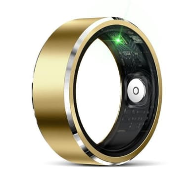 R5 Smart Ring med sundhedsovervågning og træningstilstande Størrelse 9 - Guld
