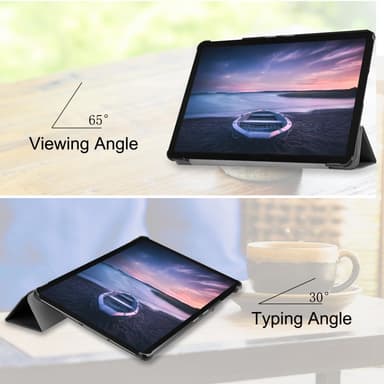 Trifoldet stativetui til Samsung Galaxy Tab S4 10.5 T830/T835 -
