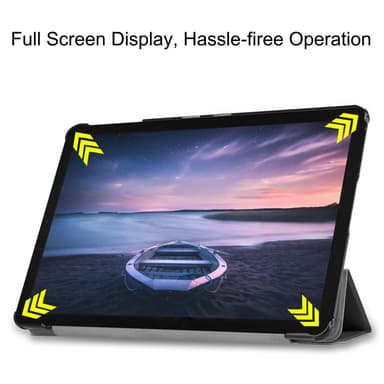 Trifoldet stativetui til Samsung Galaxy Tab S4 10.5 T830/T835 -