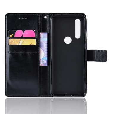 Motorola One Action Crazy Horse tegnebogstaske