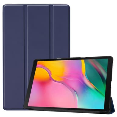 Trifoldet stativetui til Samsung Galaxy Tab A 10.1 2019 - Mørkeblå