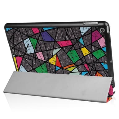 Til iPad 9.7 (2018)/9.7 (2017) Trifoldet stativetui - geometrisk
