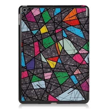 Til iPad 9.7 (2018)/9.7 (2017) Trifoldet stativetui - geometrisk