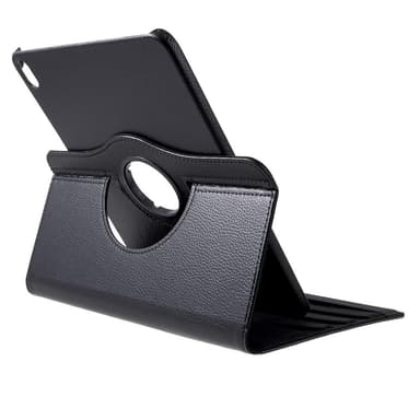 Litchi Cover 360 Graders Stand iPad Pro 11-tommer (2018) - Sort