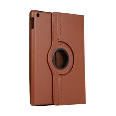 Apple iPad 10.2 2021/2020/2019 Litchi Texture Tabletetui - Brun