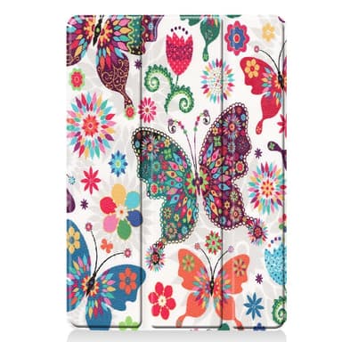 Apple iPad 10.2 Trifoldet Stand Tablet-Taske - Sommerfugl
