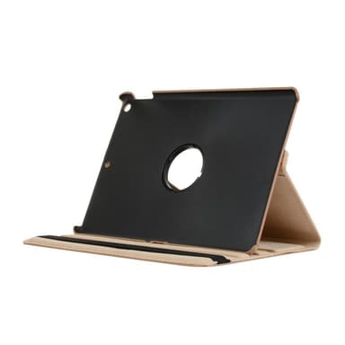 Apple iPad 10.2 2021/2020/2019 Litchi Tekstur Standetui - Guld