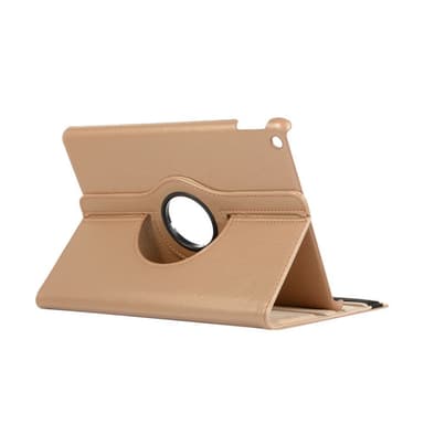 Apple iPad 10.2 2021/2020/2019 Litchi Tekstur Standetui - Guld