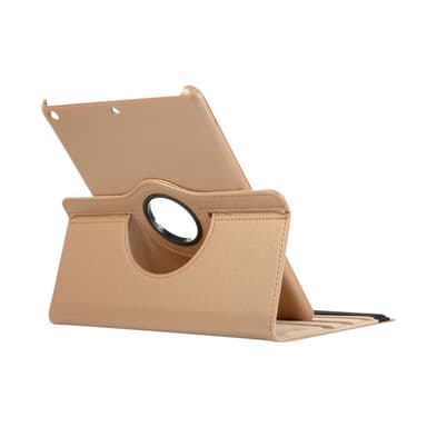 Apple iPad 10.2 2021/2020/2019 Litchi Tekstur Standetui - Guld