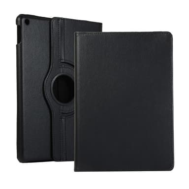 Apple iPad 10.2 2021/2020/2019 Litchi Texture Stand-etui - Sort