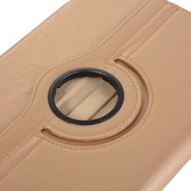 Apple iPad 10.2 2021/2020/2019 Litchi Tekstur Standetui - Guld