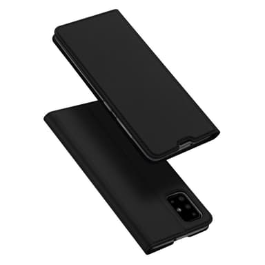 Samsung Galaxy A51 DUX DUCIS Skin Pro Series Stativ Flip-Taske - Sort