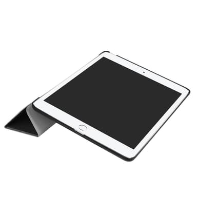 Til iPad 9,7-tommer (2017) Trifoldet Stand Tablet-etui - Sort