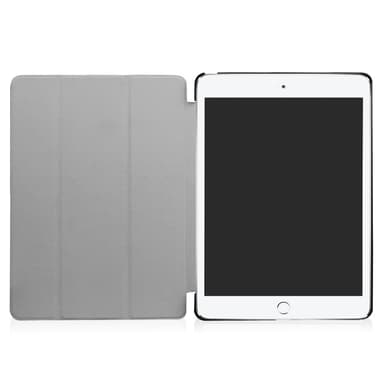 Til iPad 9,7-tommer (2017) Trifoldet Stand Tablet-etui - Sort