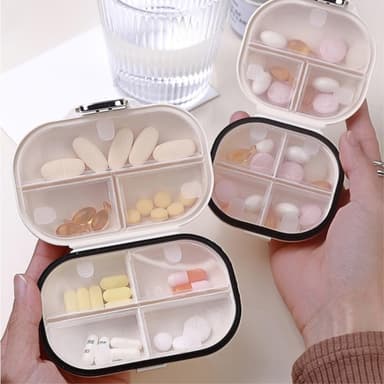 7-dages ugentlig pilledispenser Medicinsk forseglet opbevaringsetui
