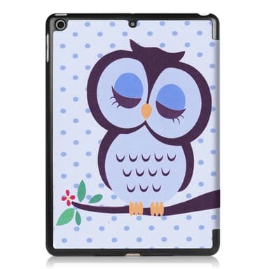 Til iPad 9.7 (2018)/9.7 (2017) Trifoldet stativetui - Napping Owl