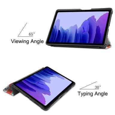 Trifoldet stativetui til Samsung Galaxy Tab A7 10.4"" - Sommerfugl