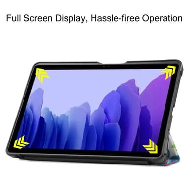 Trifoldet stativetui til Samsung Galaxy Tab A7 10.4"" - Sommerfugl