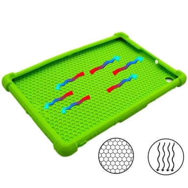 Nokia T21 Soft Silicone Beskyttende Tabletetui Cover - Sort