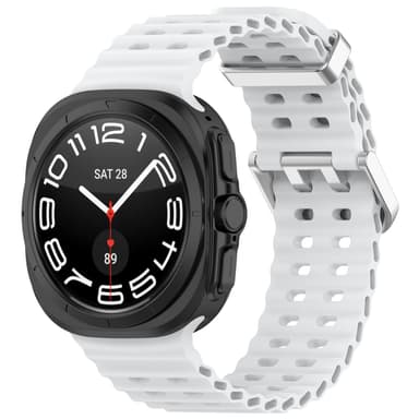 Silikone urrem til Samsung Watch Ultra 47mm Hvid