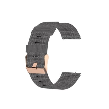 Urrem Nylon Grå 18 mm