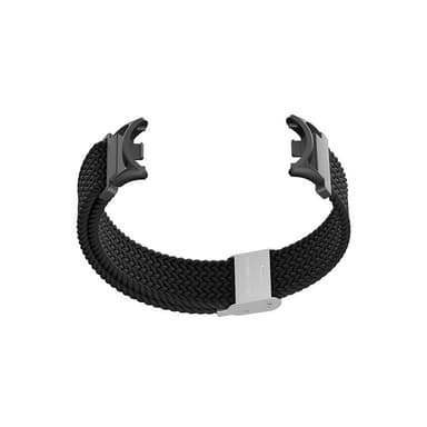 Vævet nylon urrem til Xiaomi Mi Band 8/9 Sort