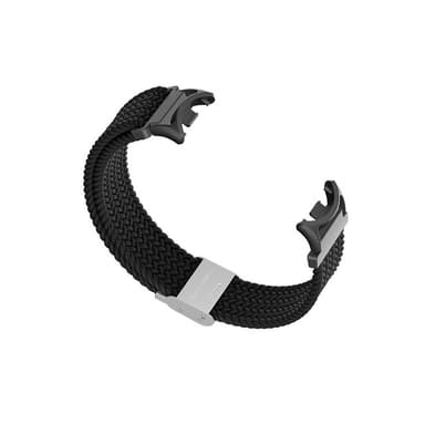 Vævet nylon urrem til Xiaomi Mi Band 8/9 Sort