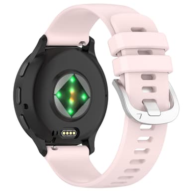 18 mm urrem til Garmin Venu 3S/Forerunner 265S/255S/255S Music/Vivomove 3S Lyserød