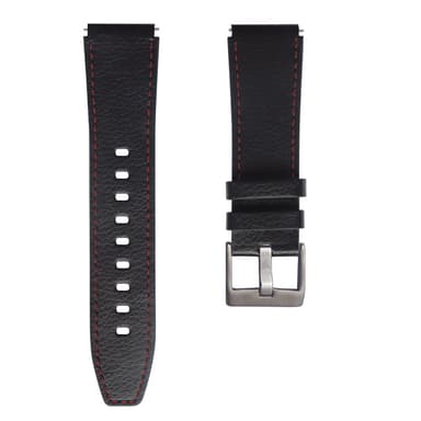 PU-læderurrem til Huawei Watch GT4 45mm 22mm/Watch Pro/GT2 Pro Rød