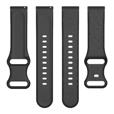 22 mm Silikone Urrem, Samsung Gear S3 Classic, Huawei Watch 3, Ticwatch Sort