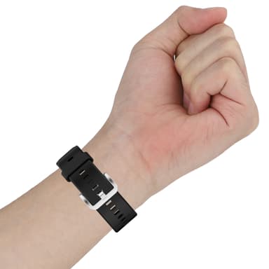 Silikone Watch Armbånd Urrem til Huawei Watch Fit (TIA-B09/TIA-B19) Sort