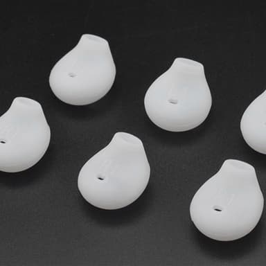 In-ear silikone øretelefoner spidscovers til Samsung Galaxy S6/S7, Note5/Note7 Hvid
