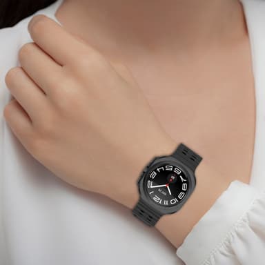 Silikone urrem til Samsung Watch Ultra 47mm Sort
